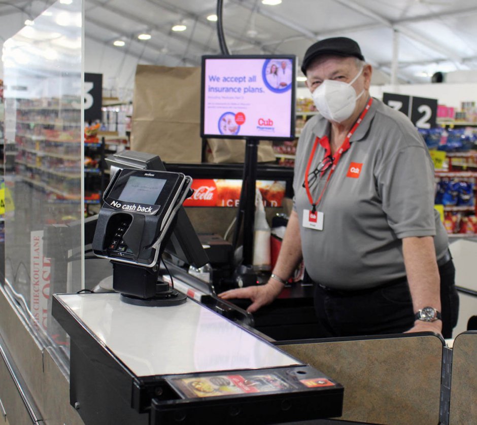 On the front lines at Cub, Fred provides great customer service