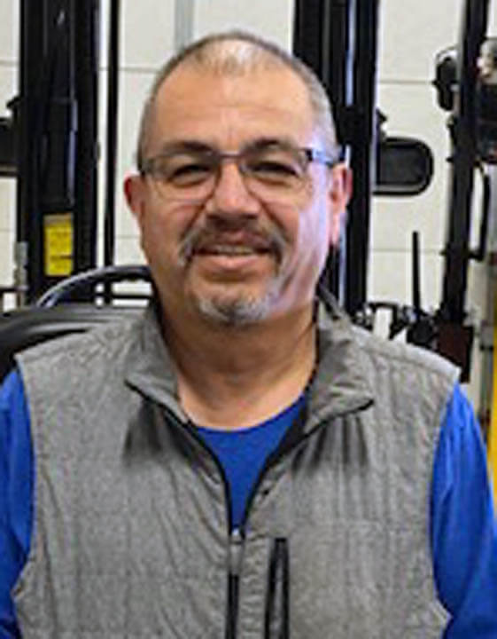 Geroge Vargas, warehouse specialist, January 2021